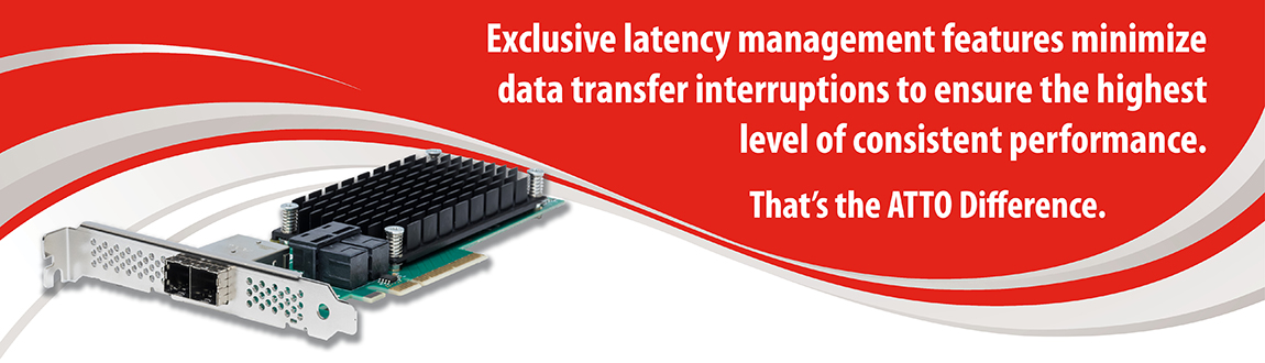 ATTO ExpressSAS SAS/SATA Host Bus Adapters (HBAs)