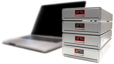 ATTO ThunderLink Fibre Channel adapters